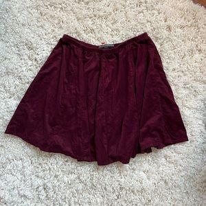 Brandy Melville Burgundy Skirt